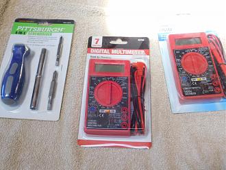 Click image for larger version

Name:	Multi meters and screwdriver set.jpg
Views:	395
Size:	359.7 KB
ID:	148580
