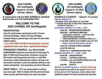 Click image for larger version

Name:	2025 Carmel R:C SubRegatta itinerary.jpg
Views:	190
Size:	599.0 KB
ID:	151686